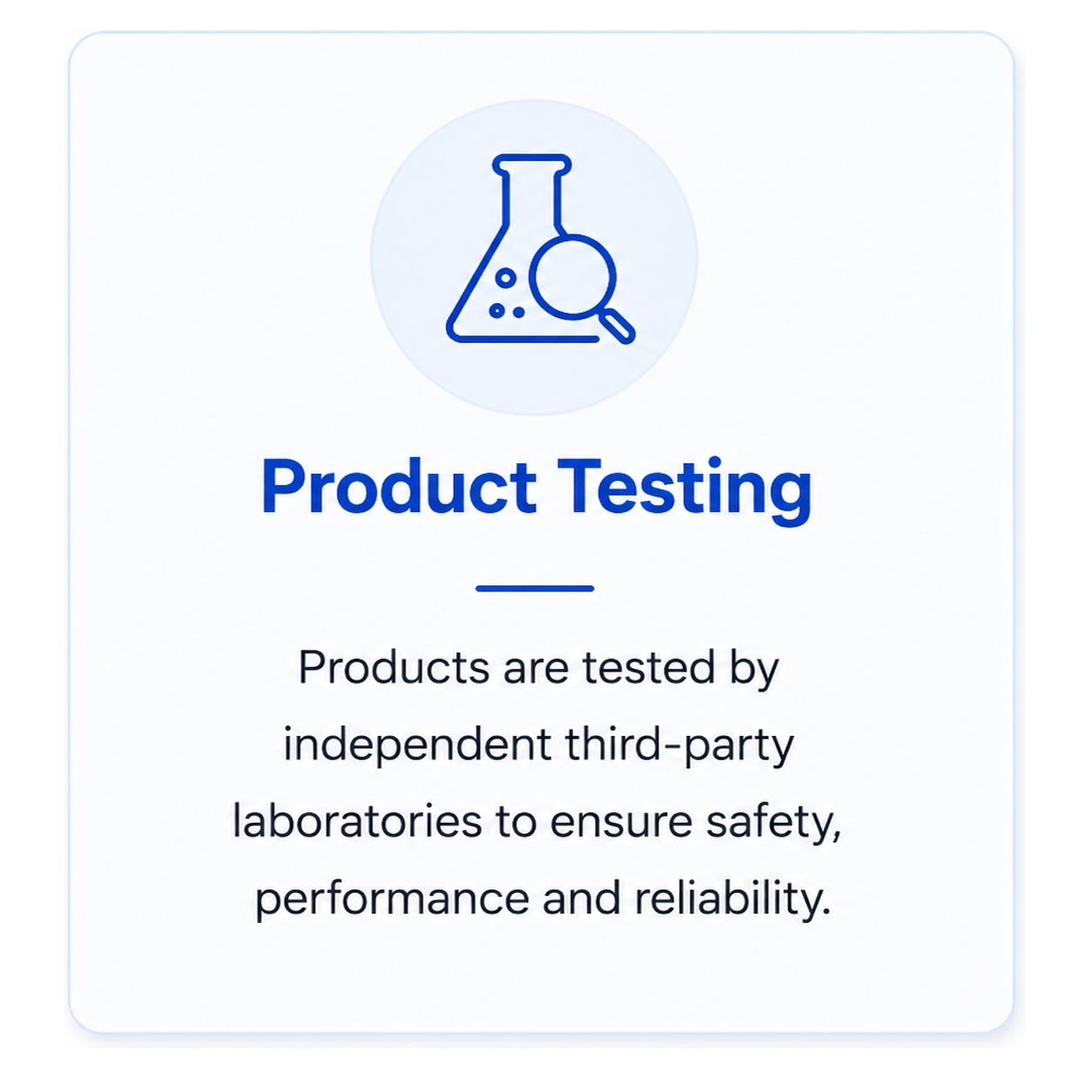 product testing exact match